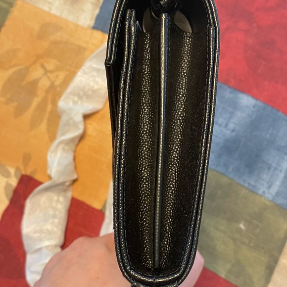 SOLD🔥Authentic! New! Yves Saint Laurent Tri-Quilted Wallet on chain - Picture 11 of 13
